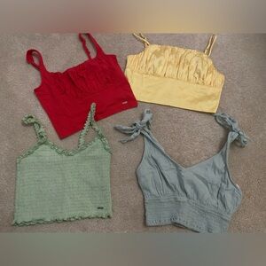 collection of summer tops